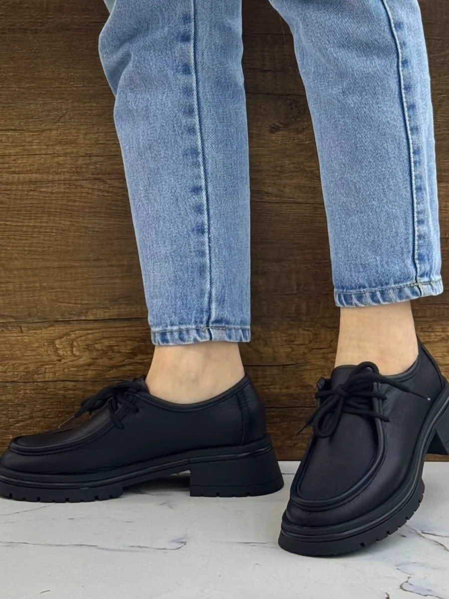 Женские лоферы из натуральной кожи