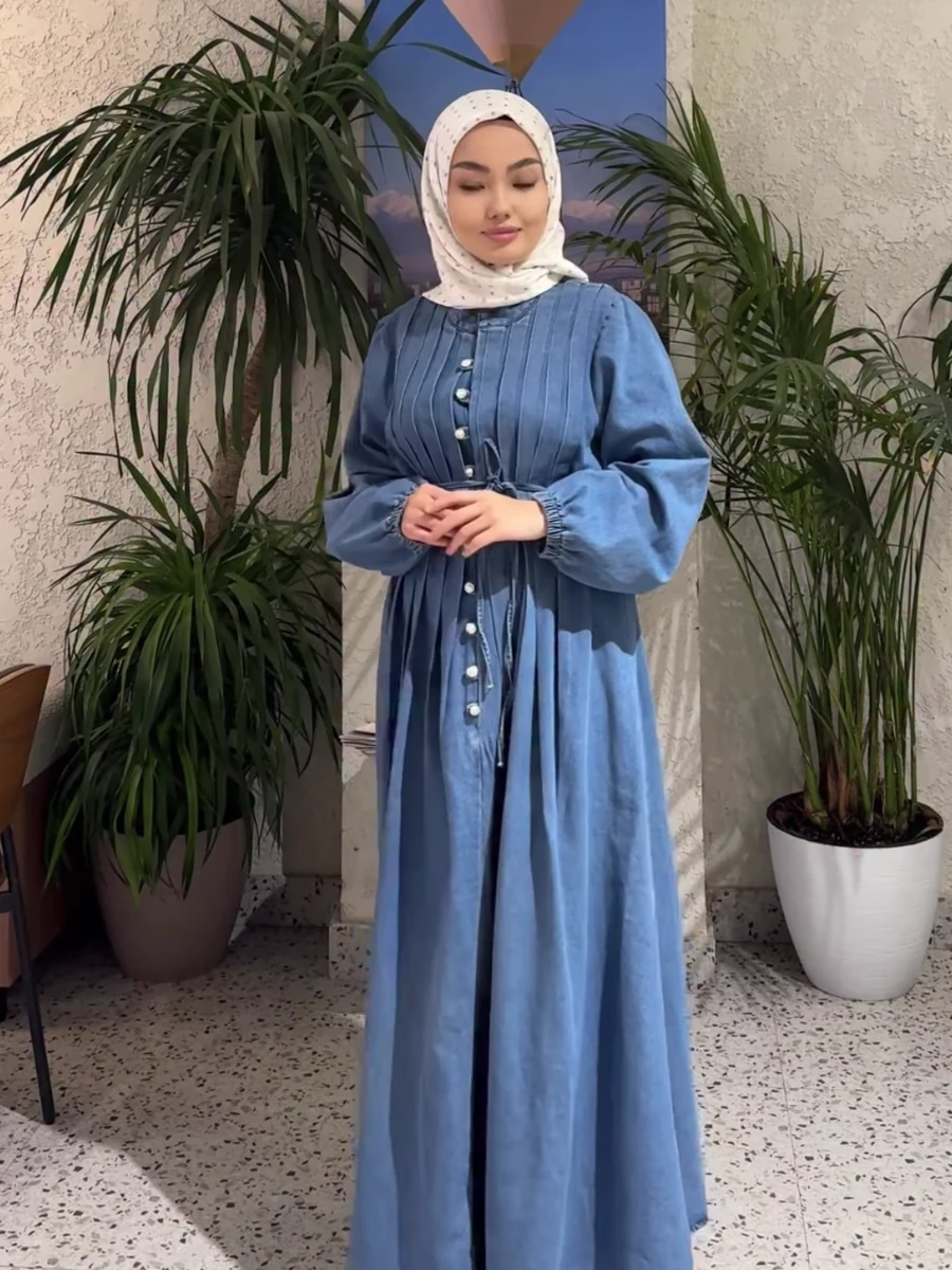 Джинсовое платье на каждый день