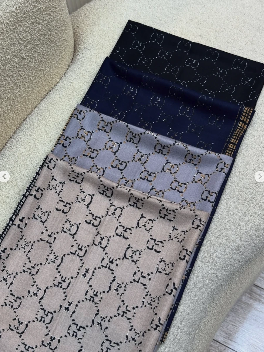 Кашемировые платки 90/90