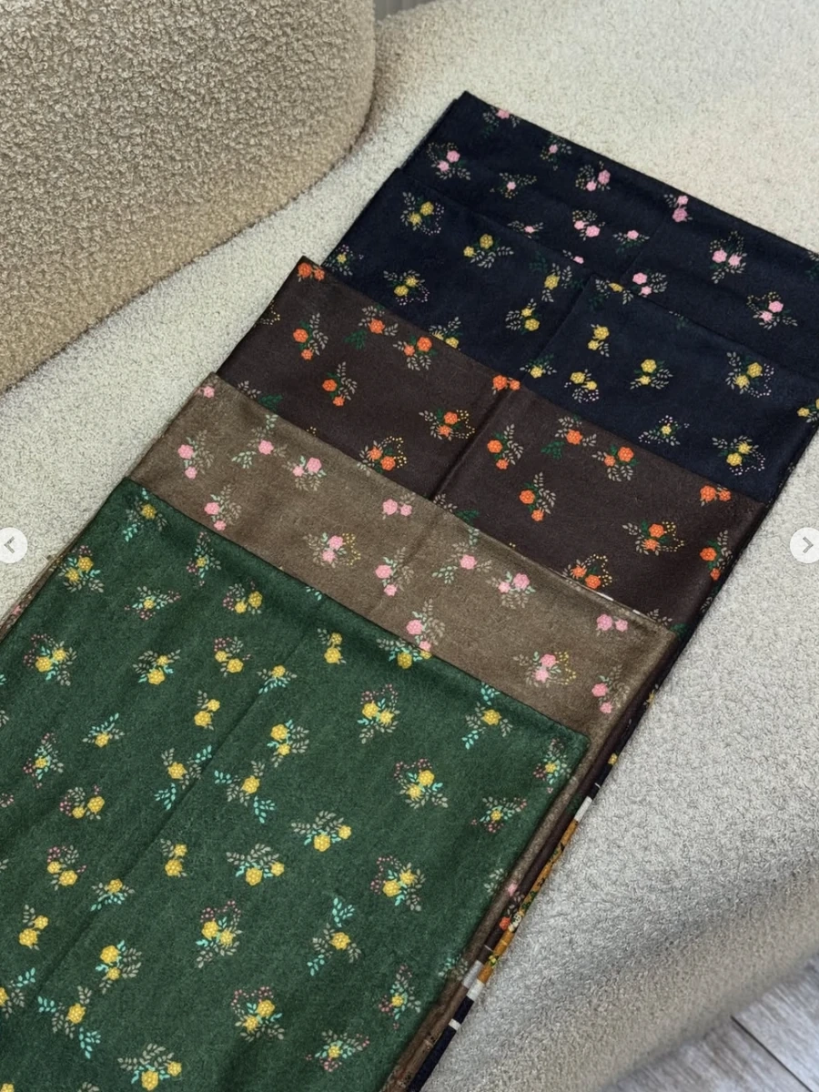 Кашемировые платки 90/90