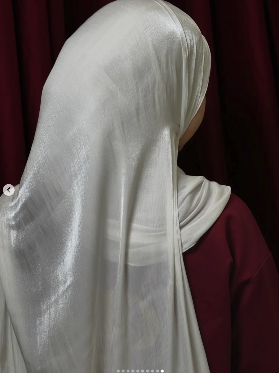 Платок из корейской органзы белый