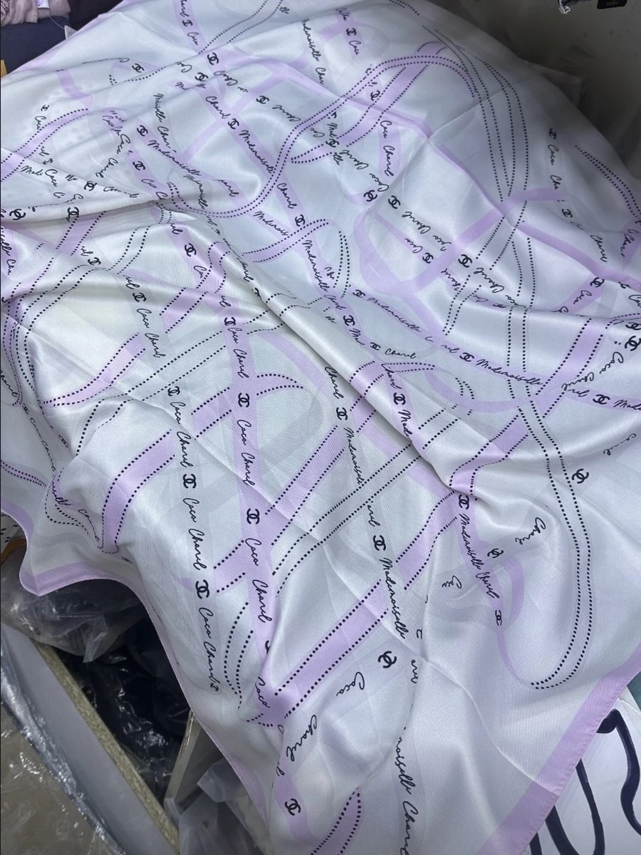 Атласные платки 90/90 5шт