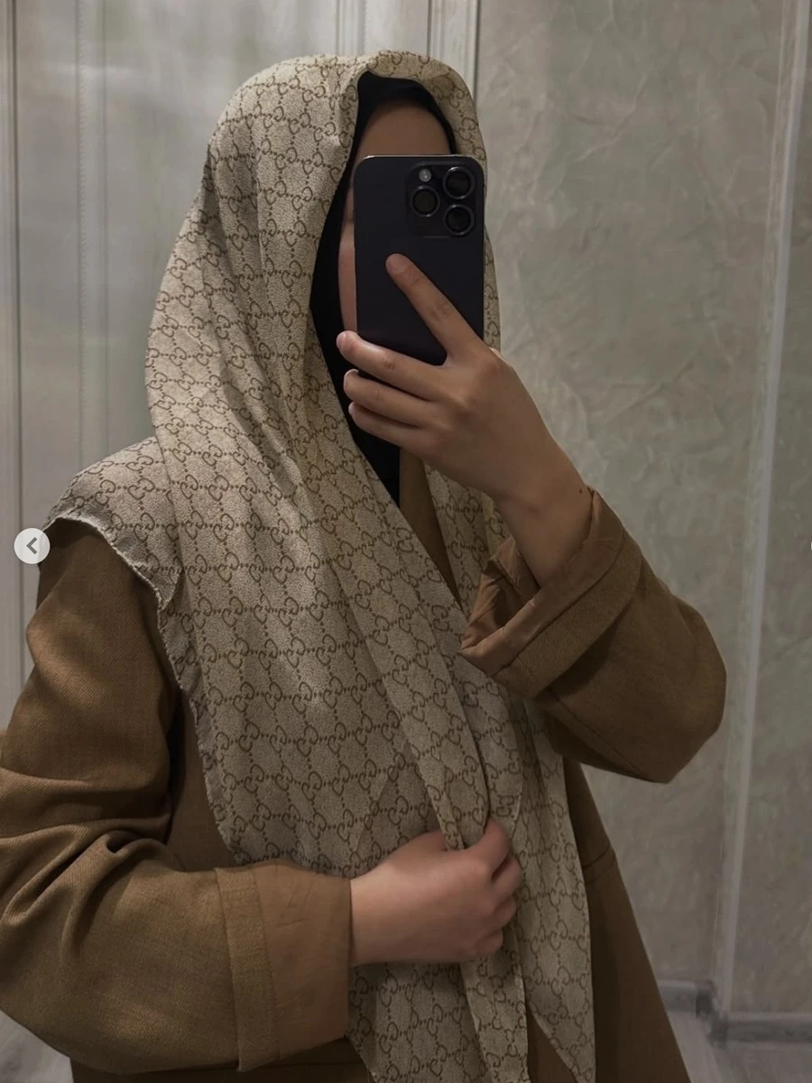 Шифоновые платки 110/110 5шт