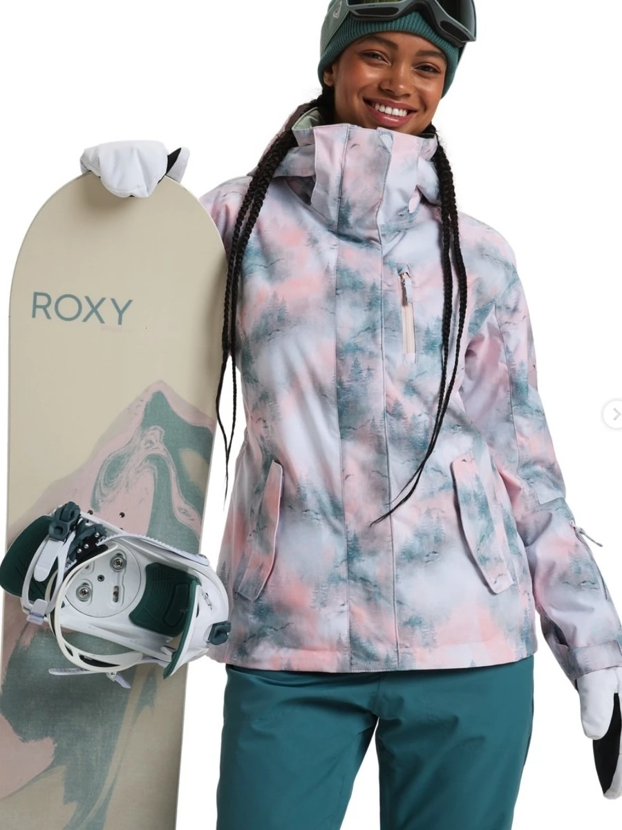 Технологичная сноубордическая куртка ROXY с утеплителем Primaloft