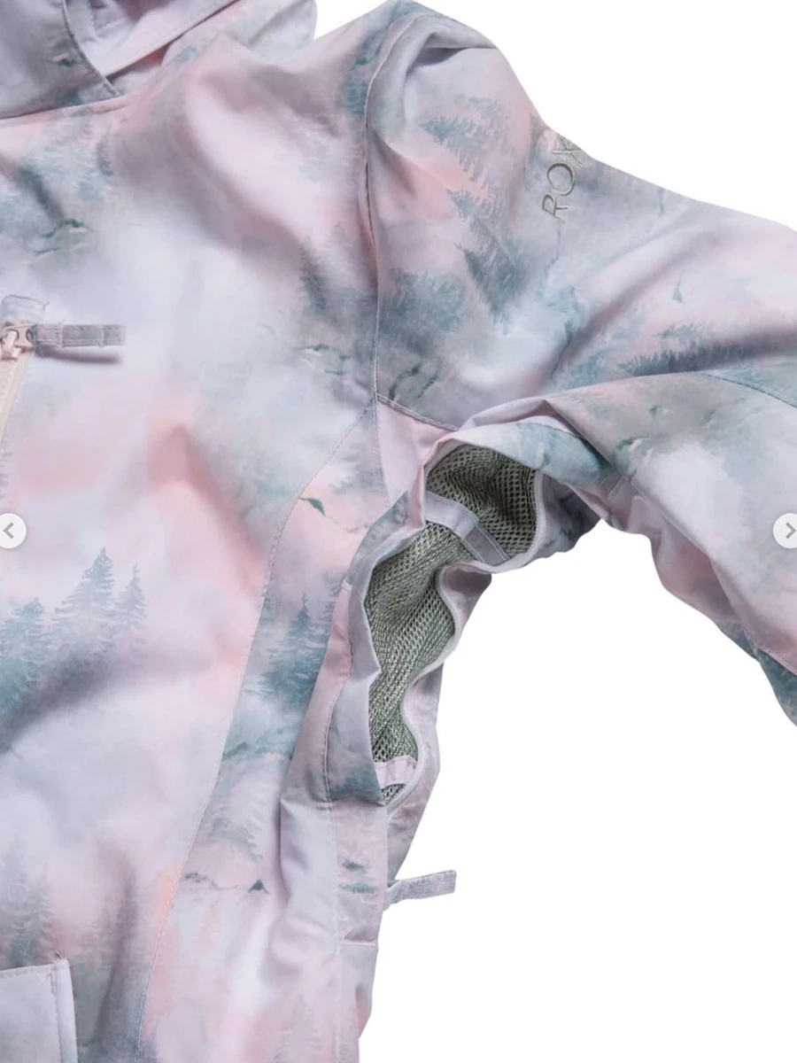 Технологичная сноубордическая куртка ROXY с утеплителем Primaloft