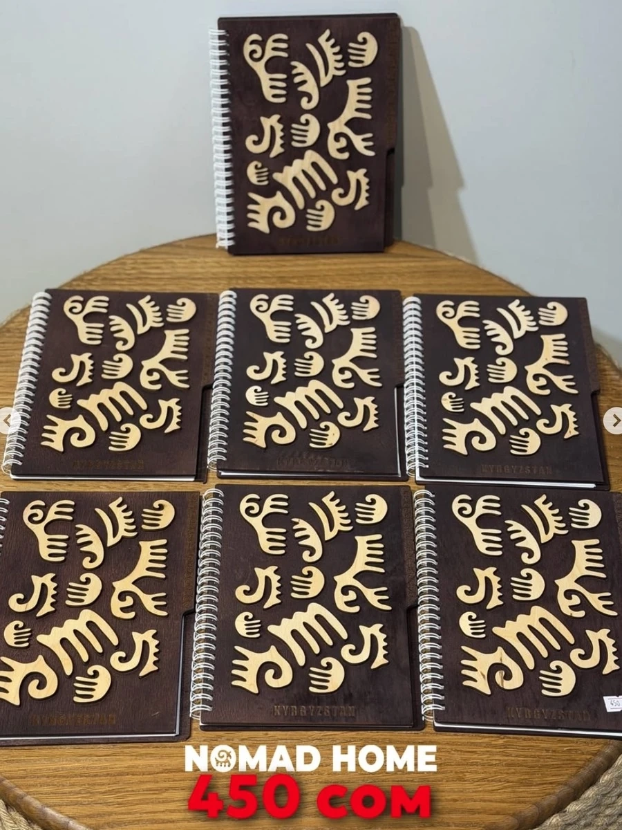 Этно блокноты из дерева