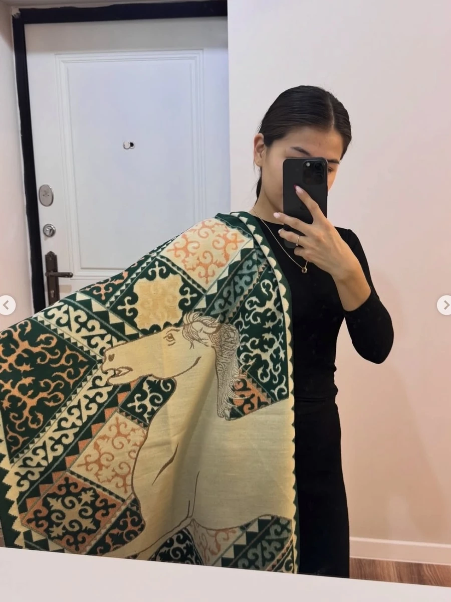 Этно шарфы-палантины из кашемира